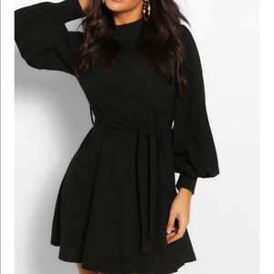 Black skater dress